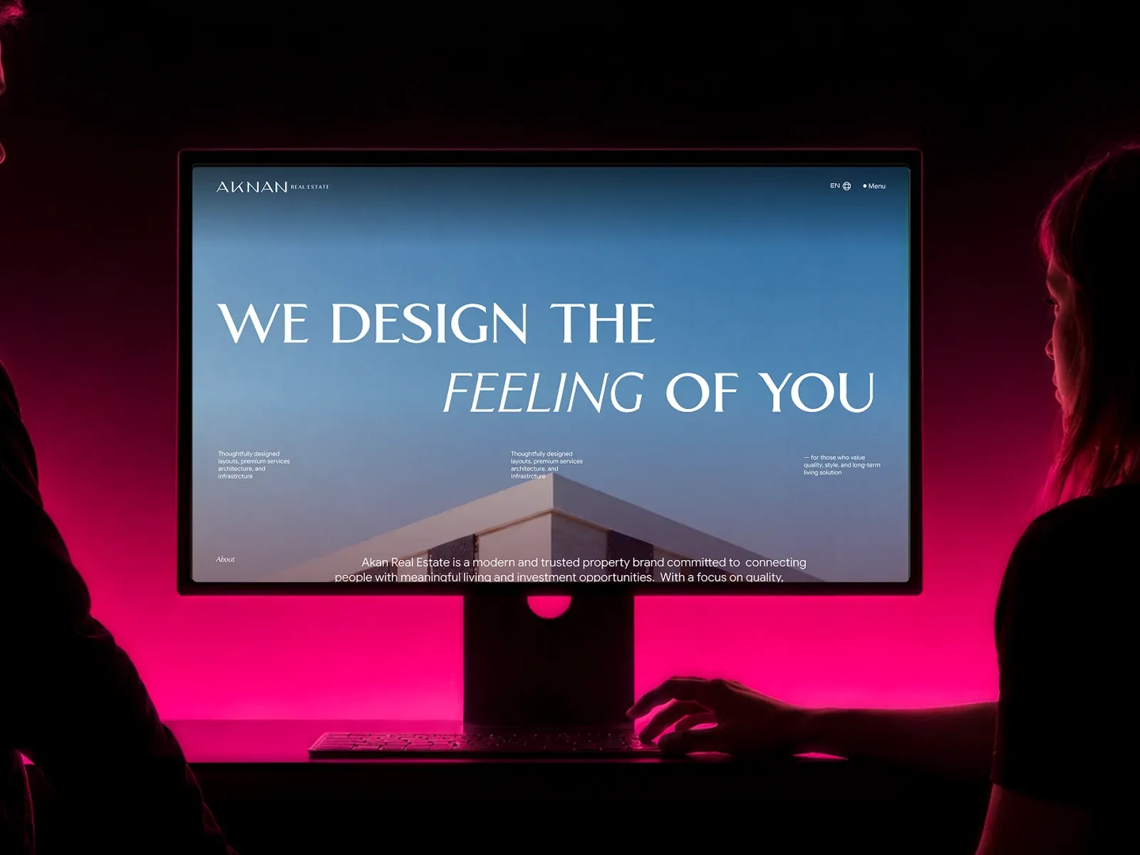 Aknan Real Estate: real estate website UI/UX design by Mohamed Amin
