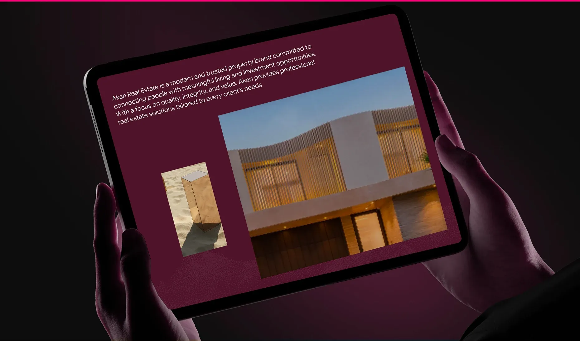 Aknan Real Estate real estate website UI/UX design: finding the direction