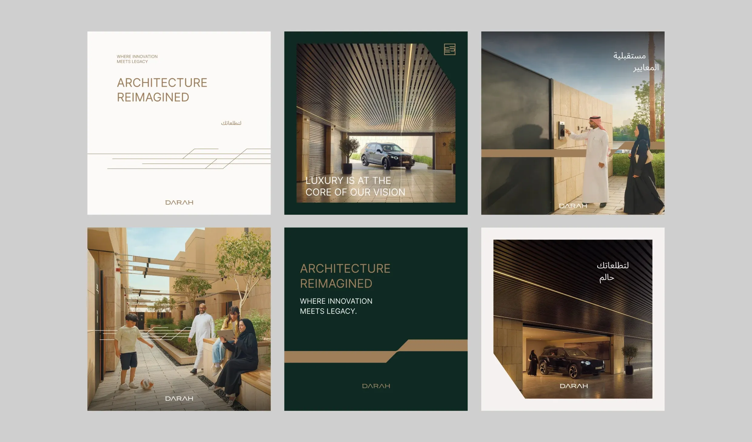 DARAH Real Estate real estate website UI/UX design in Riyadh: one brand, every channel