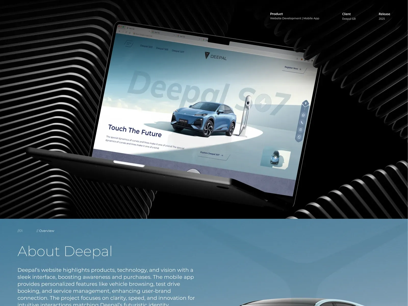 Deepal GB: EV website and mobile app UI/UX design by Mohamed Amin