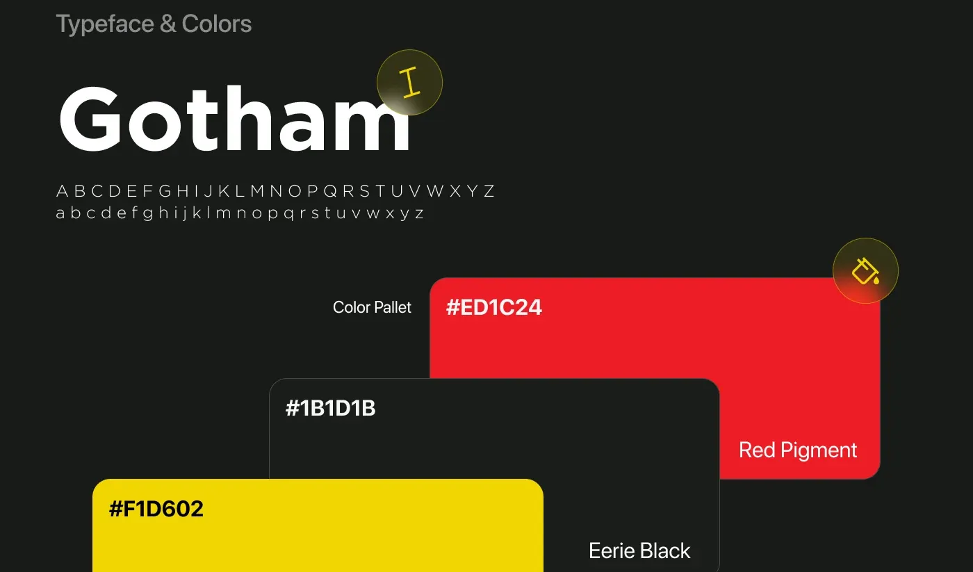 Pirelli App e-commerce mobile app UI/UX design: the visual system