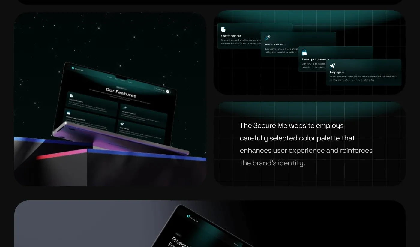 Secure Me password manager website design: the real problem