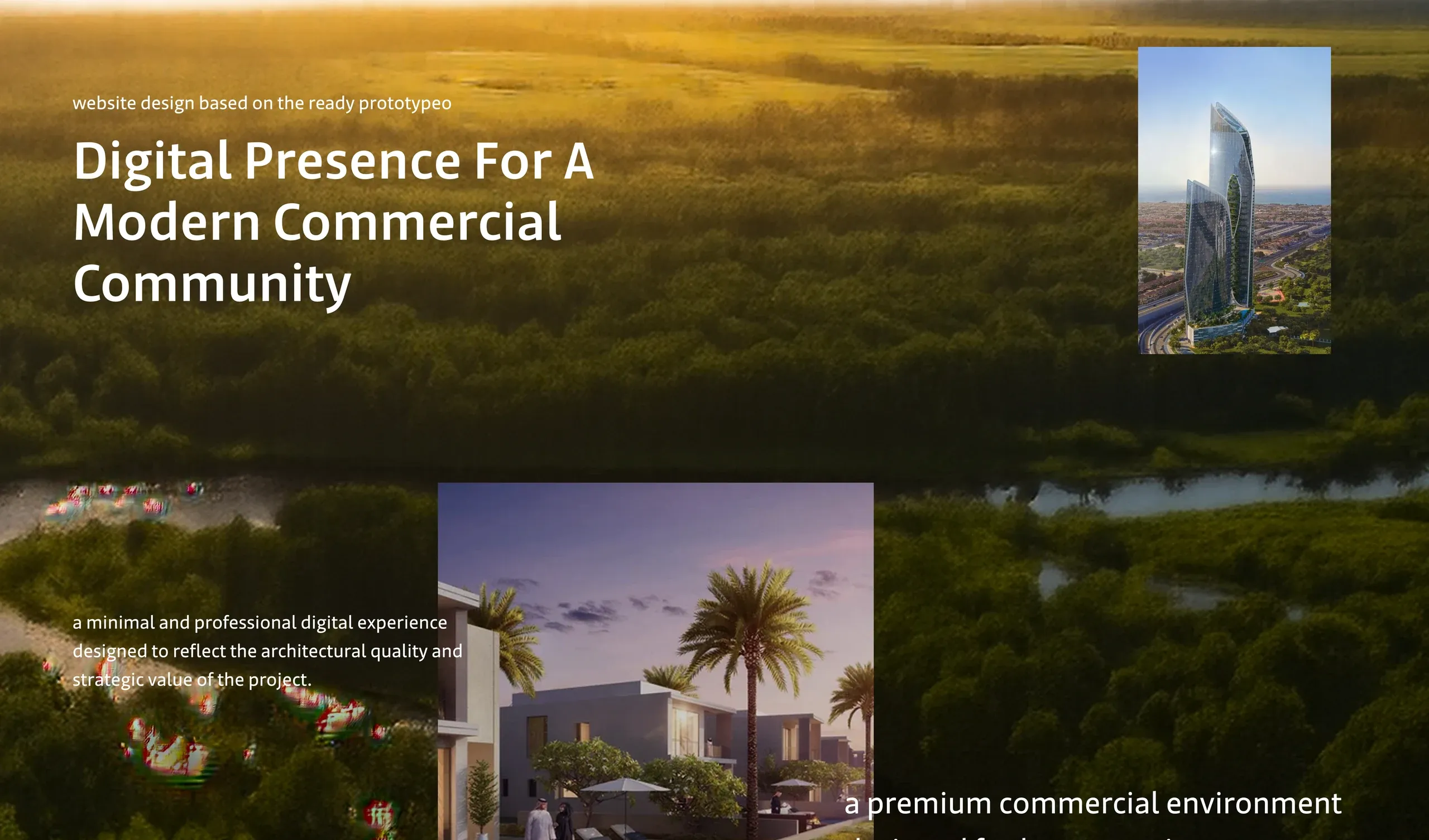 Saudi Investment Company commercial real estate website design: the real problem